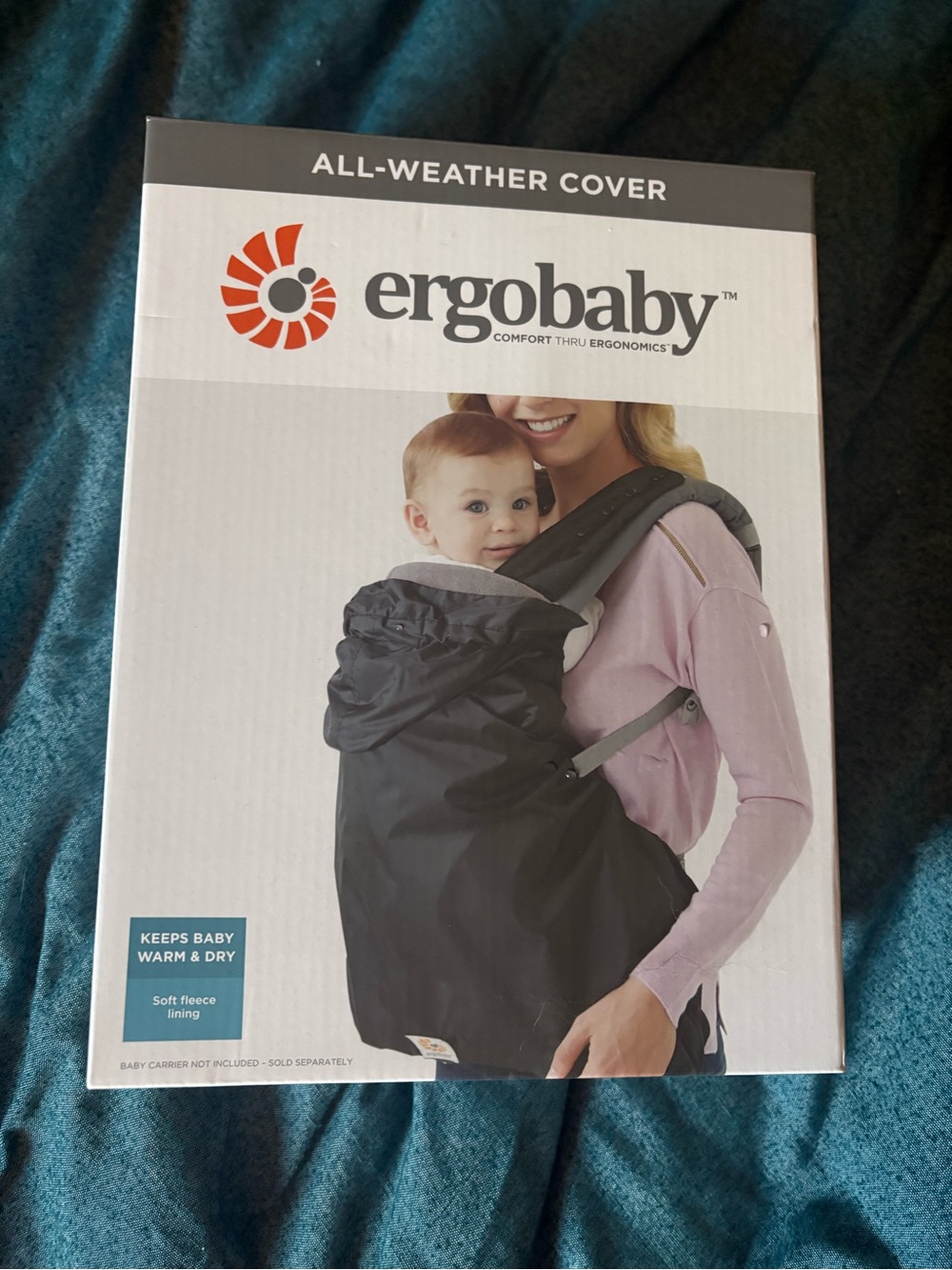 Ergobaby Black All-Weather Baby Cover